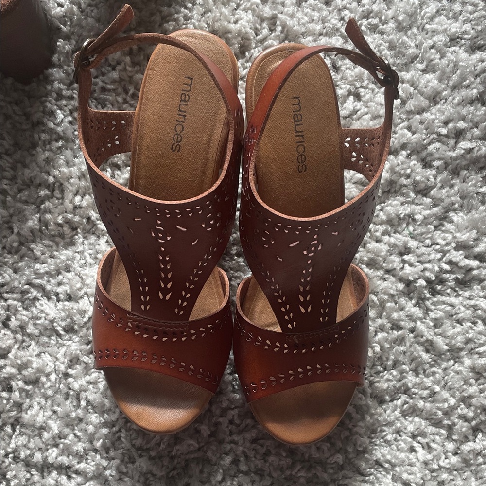 Maurices Tan Cutout Sandals for Women